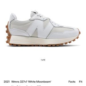 New Balance 327 White Leather
